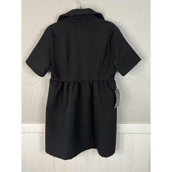 Pomander Place Tuckernuck Dress XL Black Arnelle Dress Classic Black Preppy NEW - Picture 12 of 16